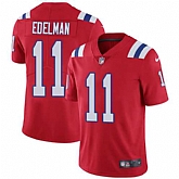 Nike New England Patriots #11 Julian Edelman Red Alternate NFL Vapor Untouchable Limited Jersey,baseball caps,new era cap wholesale,wholesale hats